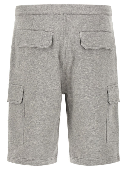 Brunello Cucinelli Gray Cotton Bermuda Shorts