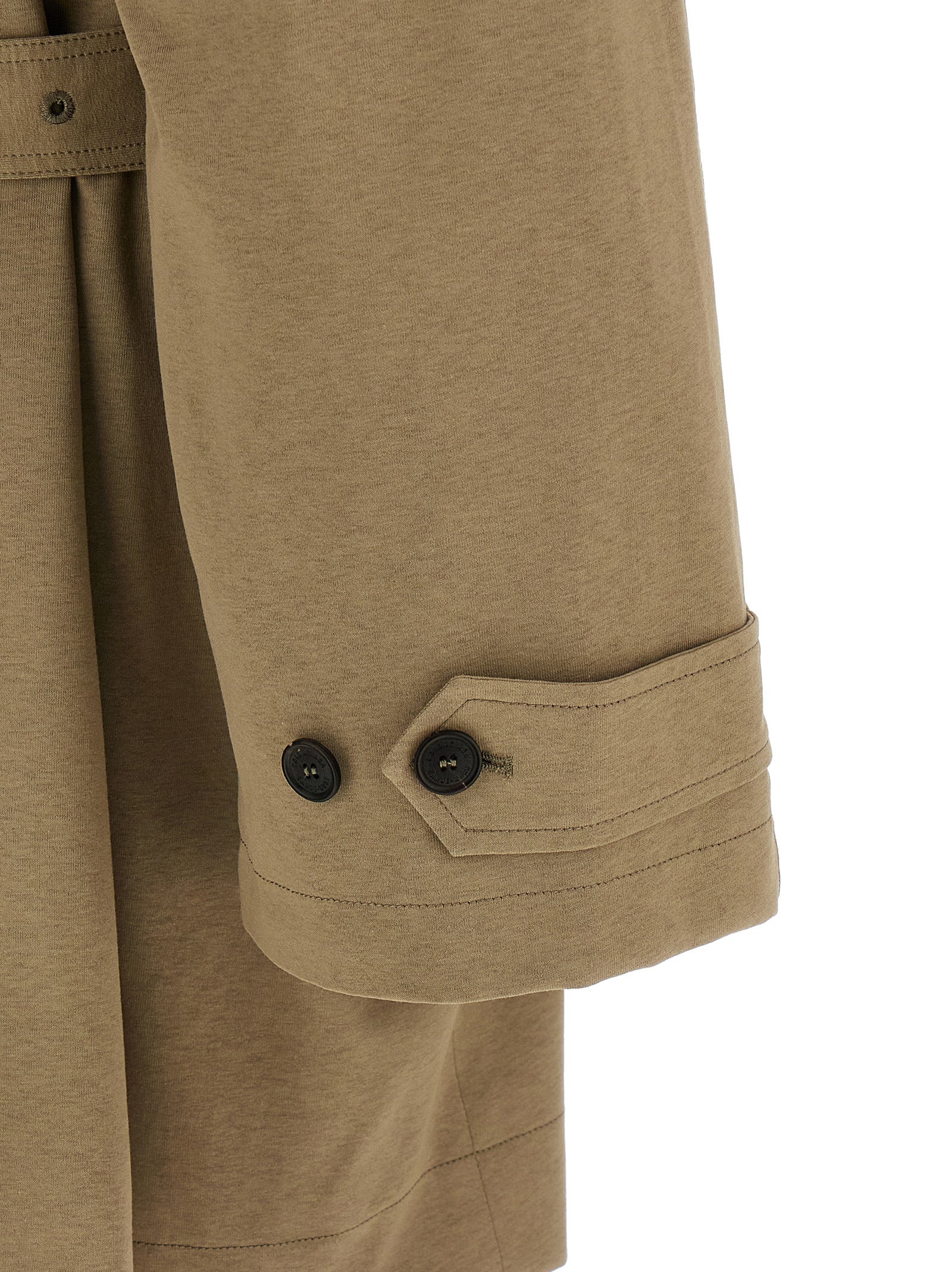 Balenciaga Beige Cotton Trench Coat