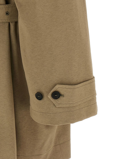 Balenciaga Beige Cotton Trench Coat
