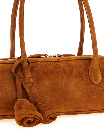 Magda Butrym Brown Calfskin Brigette Shoulder Bag