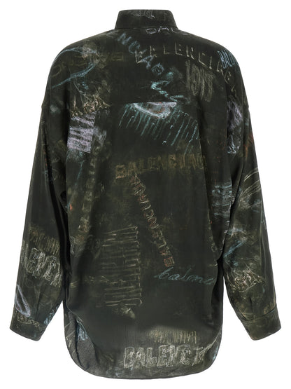 Balenciaga Cocoon Black Viscose Blouse