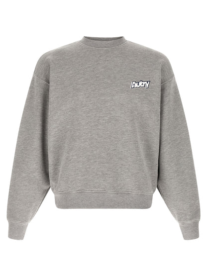 Autry Gray Cotton Sweatshirt