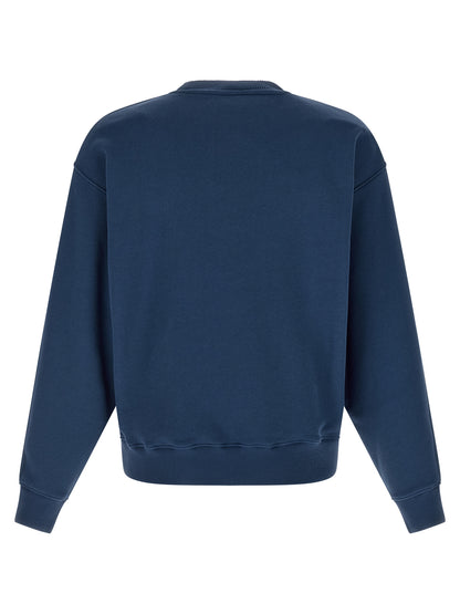 Autry Blue Cotton Sweatshirt
