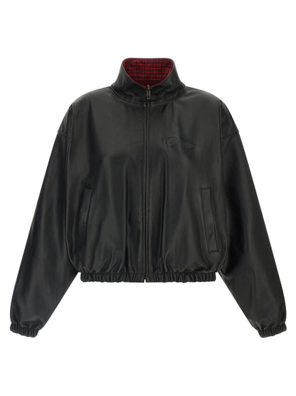 Balenciaga Reversible Black Lamb Leather Jacket