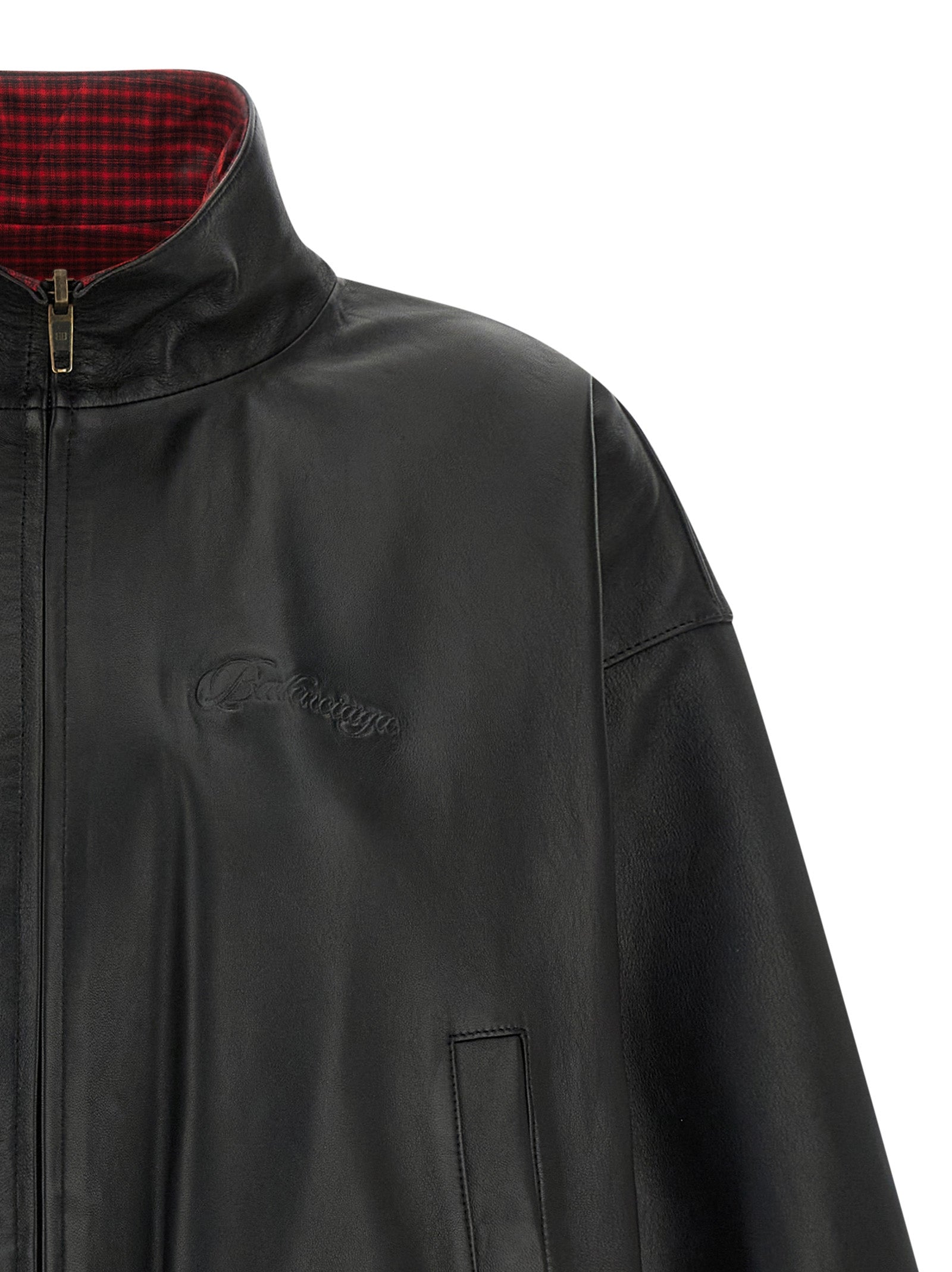 Balenciaga Reversible Black Lamb Leather Jacket