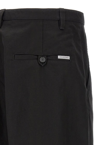 Balenciaga Black Chino Cotton Pants