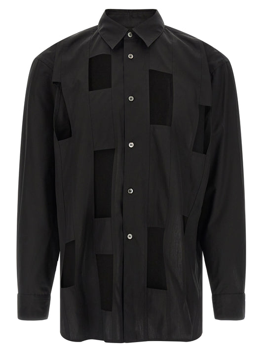 Comme Des Garçons Black Cotton Blouse