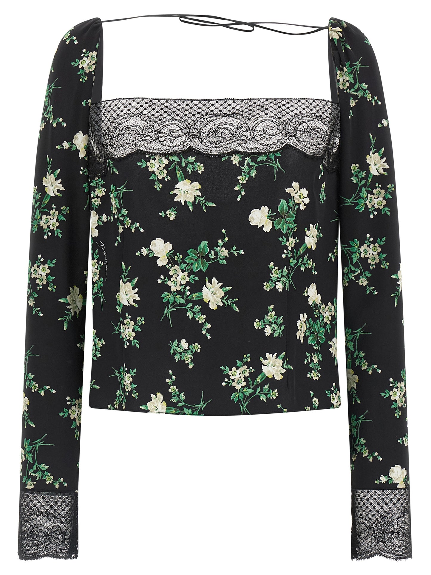 Dolce & Gabbana Black Sisal Tank Top