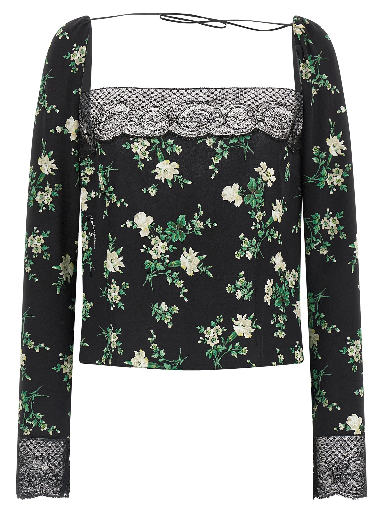 Dolce & Gabbana Black Sisal Tank Top