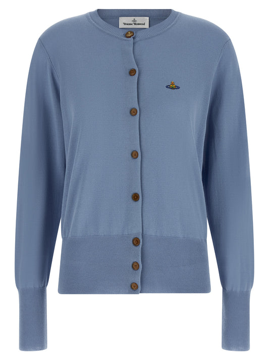 Vivienne Westwood Blue Cotton Cardigan