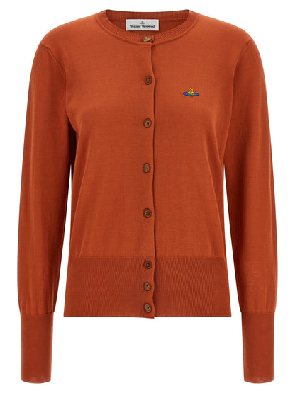 Vivienne Westwood Orange Cotton Cardigan