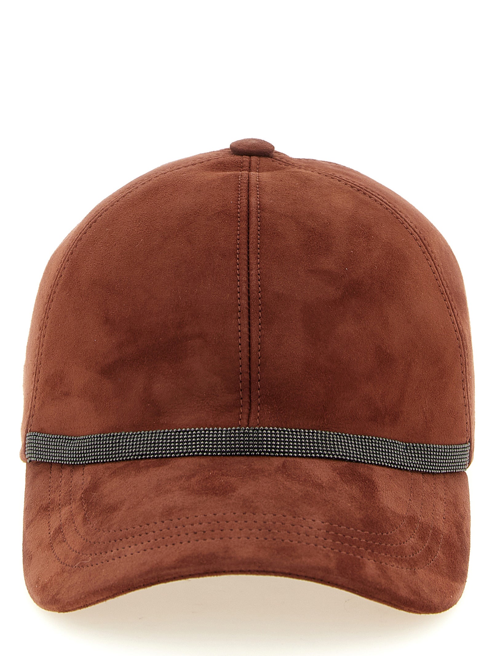 Brunello Cucinelli Multicolor Lamb Leather Cap