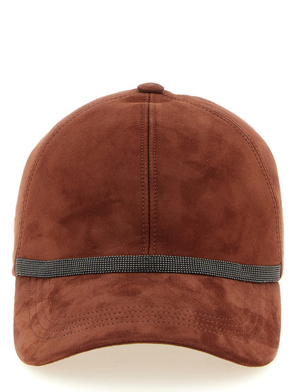 Brunello Cucinelli Multicolor Lamb Leather Cap