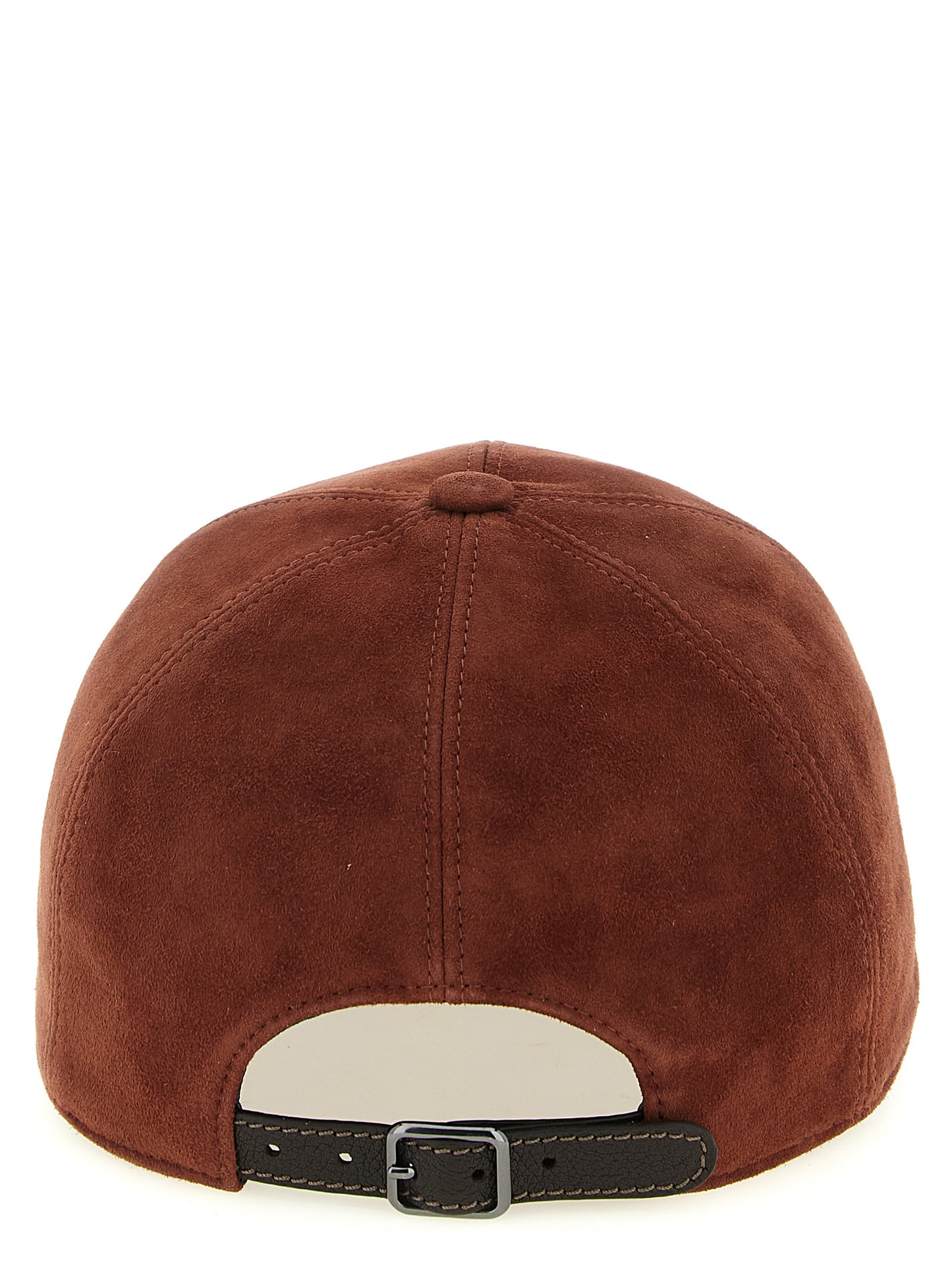 Brunello Cucinelli Multicolor Lamb Leather Cap