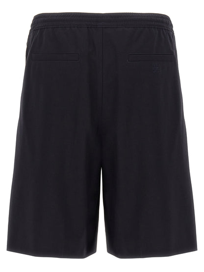 Givenchy Blue Elastane Bermuda Shorts