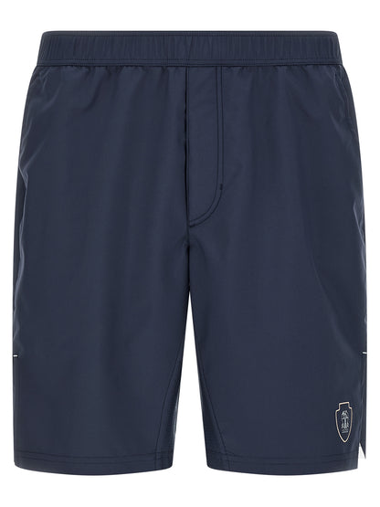 Brunello Cucinelli Blue Polyester Bermuda Shorts - 3XL