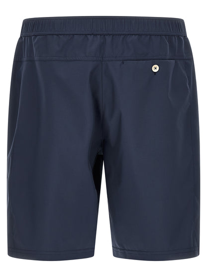 Brunello Cucinelli Blue Polyester Bermuda Shorts - 3XL
