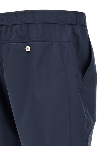 Brunello Cucinelli Blue Polyester Bermuda Shorts - 3XL