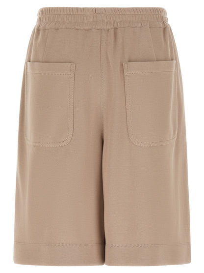 Brunello Cucinelli Brown Cotton Bermuda Shorts