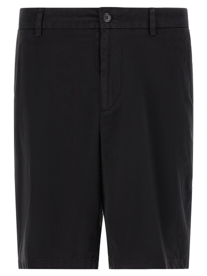 Hugo Boss Black Cotton Bermuda Shorts