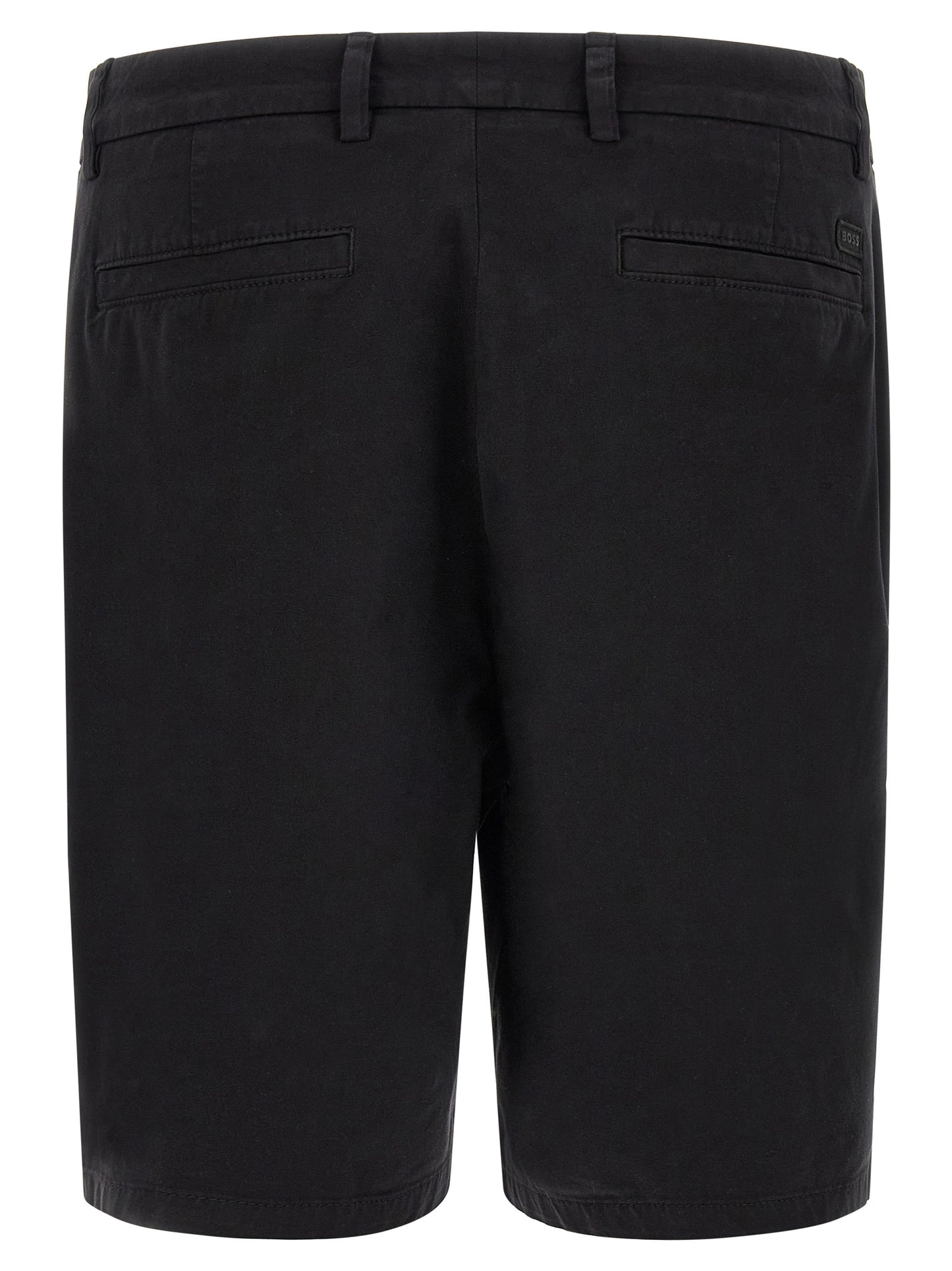 Hugo Boss Black Cotton Bermuda Shorts