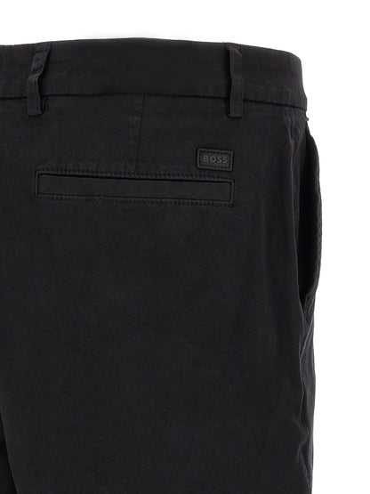 Hugo Boss Black Cotton Bermuda Shorts