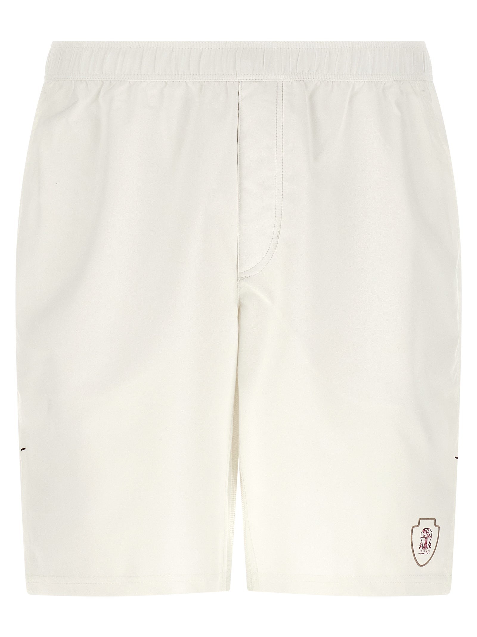 Brunello Cucinelli White Polyester Bermuda Shorts - XXL