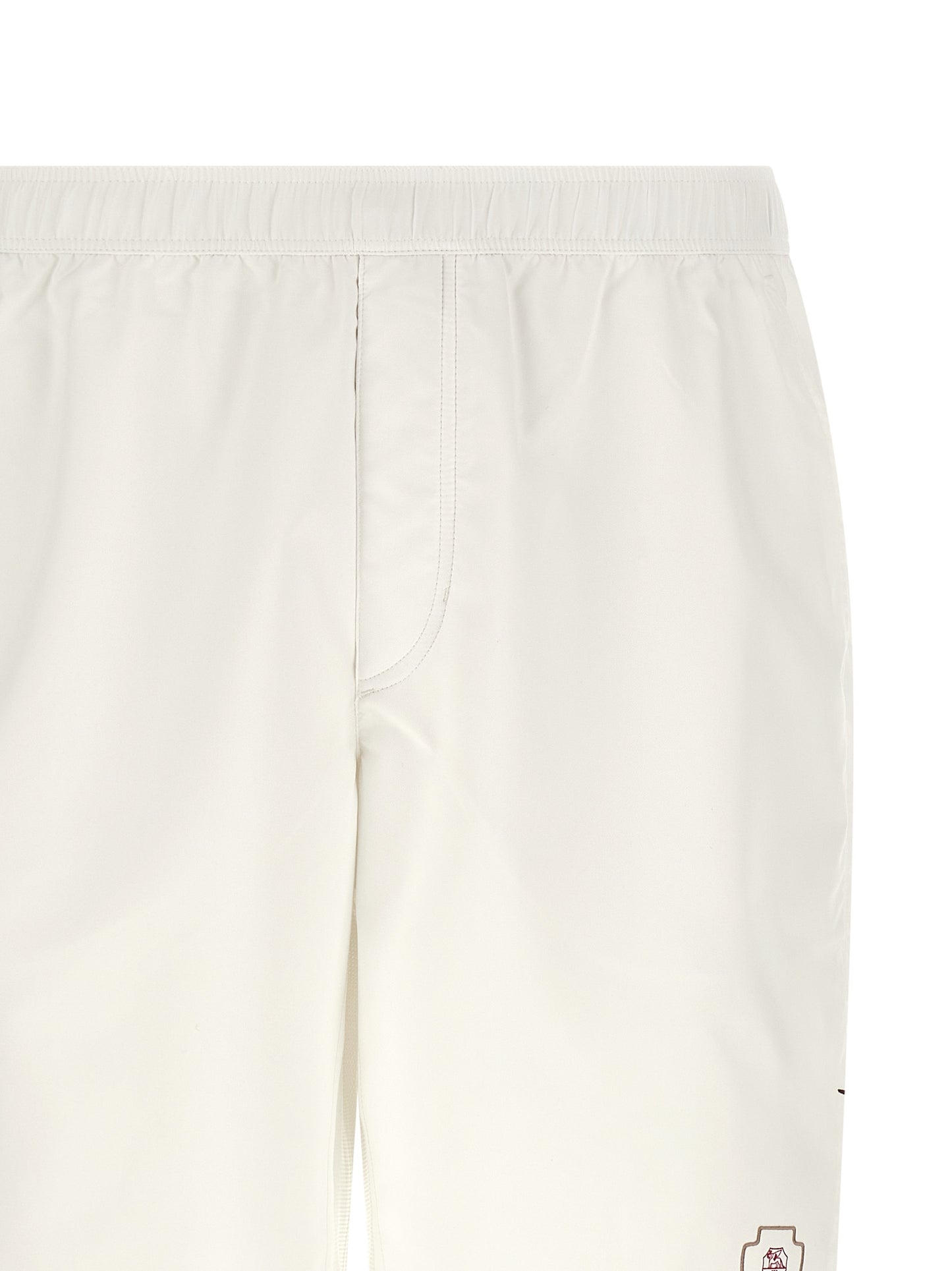 Brunello Cucinelli White Polyester Bermuda Shorts - XXL