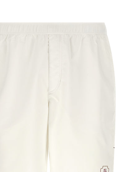 Brunello Cucinelli White Polyester Bermuda Shorts - XXL
