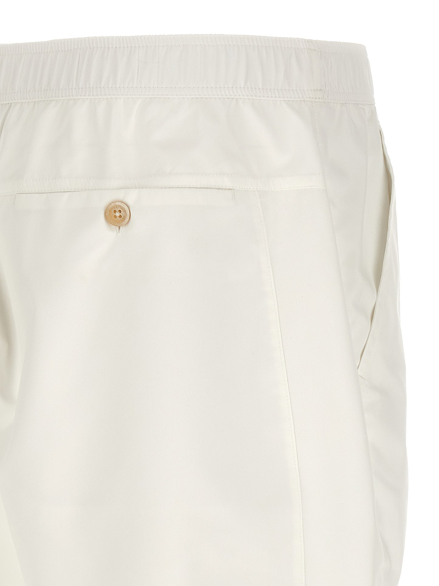 Brunello Cucinelli White Polyester Bermuda Shorts - XXL