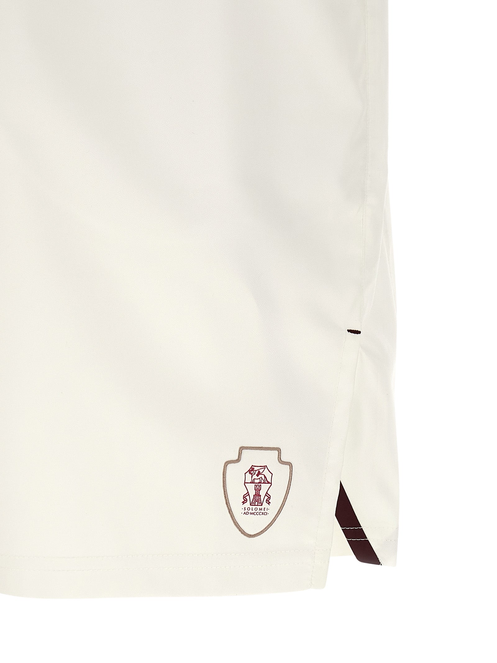 Brunello Cucinelli White Polyester Bermuda Shorts - XXL