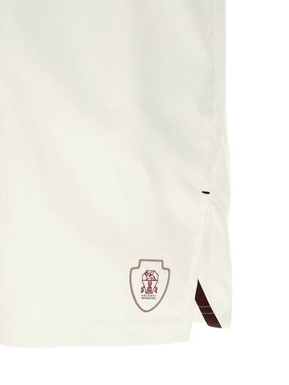 Brunello Cucinelli White Polyester Bermuda Shorts - XXL