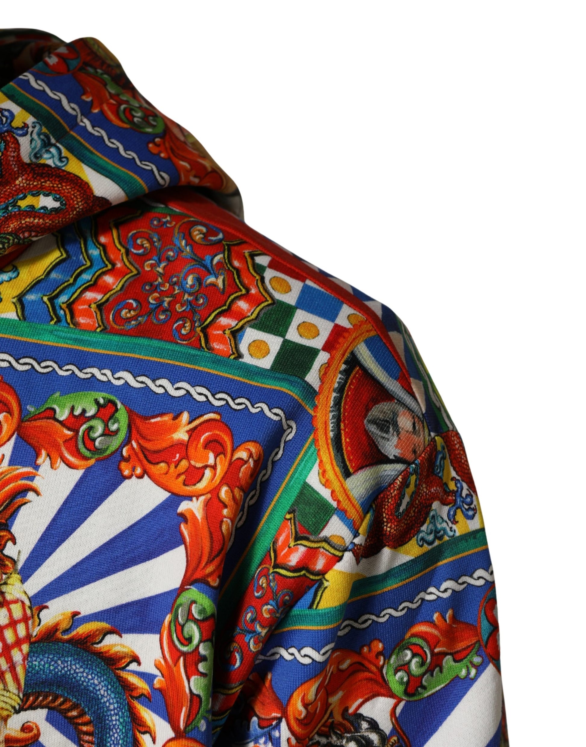 Dolce & Gabbana Chinese Palace of Palermo Dragon Dynasty Print Runway Hoodie