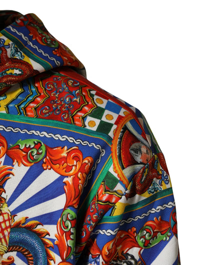 Dolce & Gabbana Chinese Palace of Palermo Dragon Dynasty Print Runway Hoodie