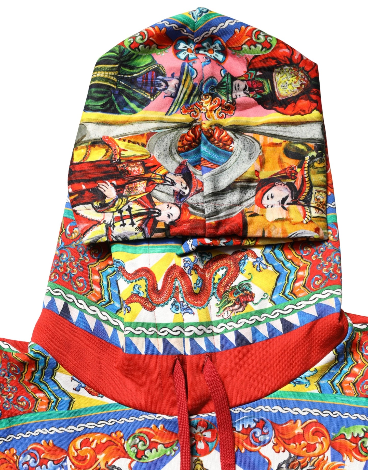 Dolce & Gabbana Chinese Palace of Palermo Dragon Dynasty Print Runway Hoodie
