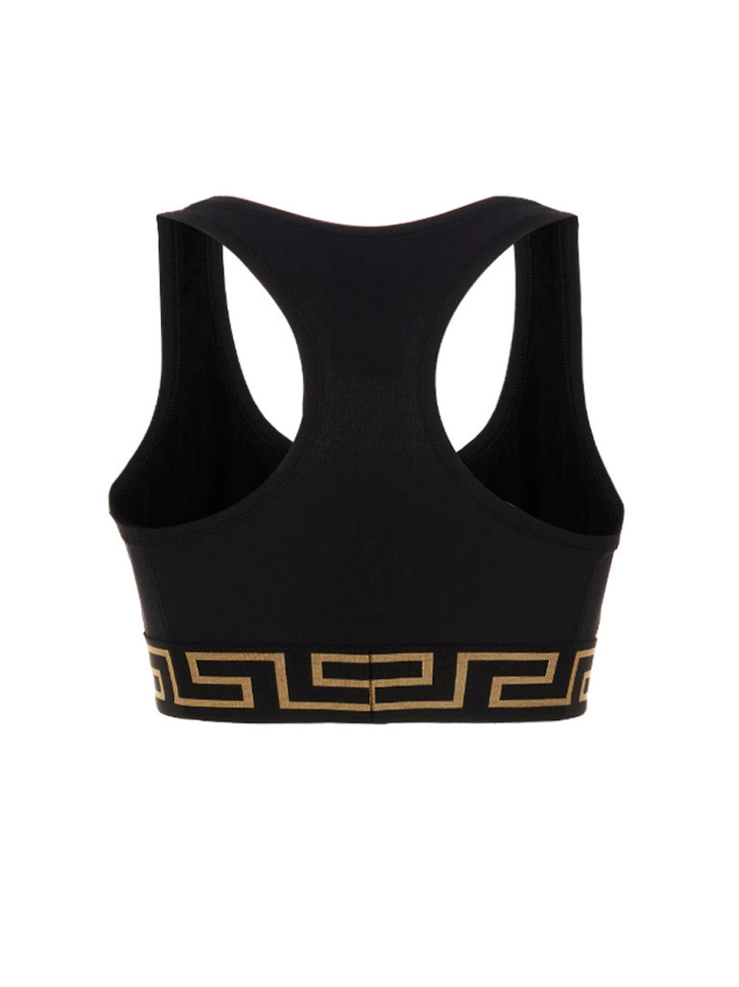 Versace Black Polyamide Medusa Sport Bra