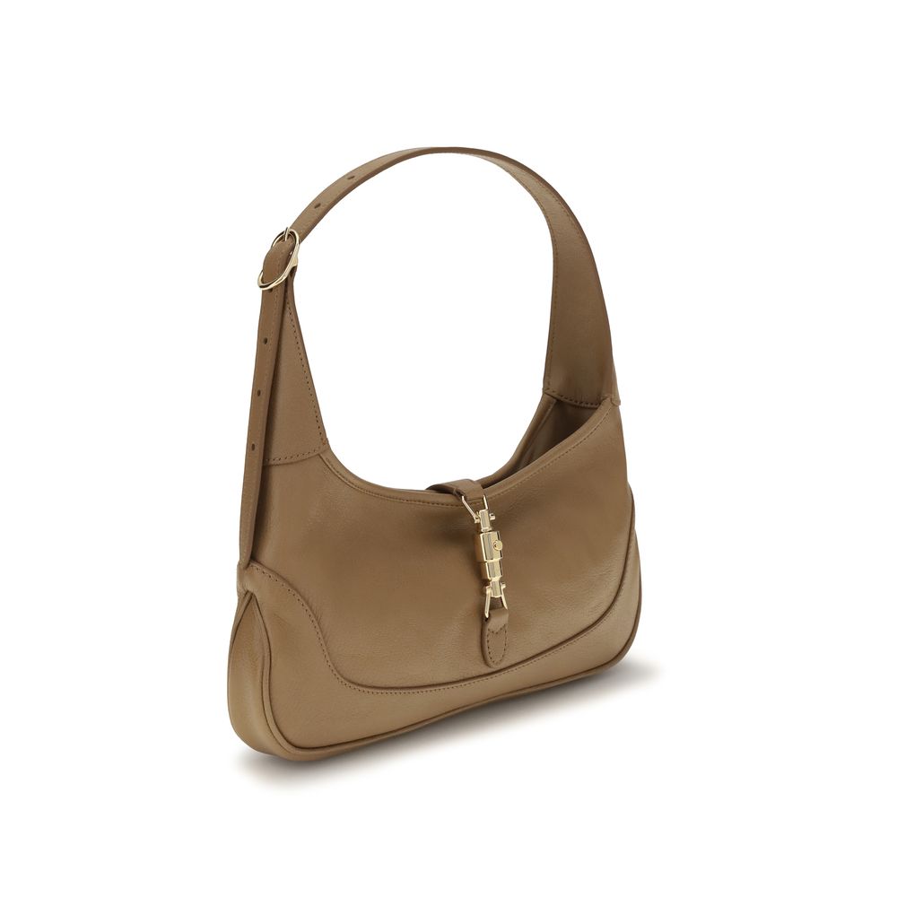 Gucci Beige Calf Leather Medium Jackie Slim Shoulder Bag