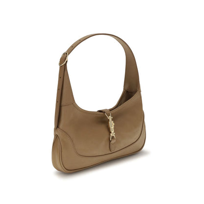 Gucci Beige Calf Leather Medium Jackie Slim Shoulder Bag