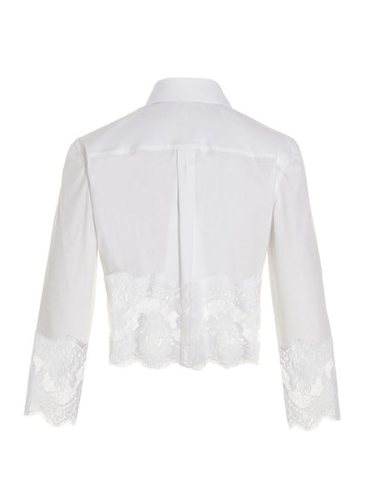 Dolce & Gabbana White Cotton Blouse