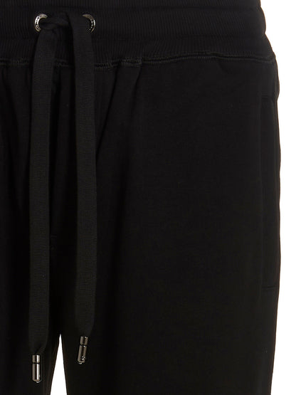 Dolce & Gabbana Black Cotton Joggers