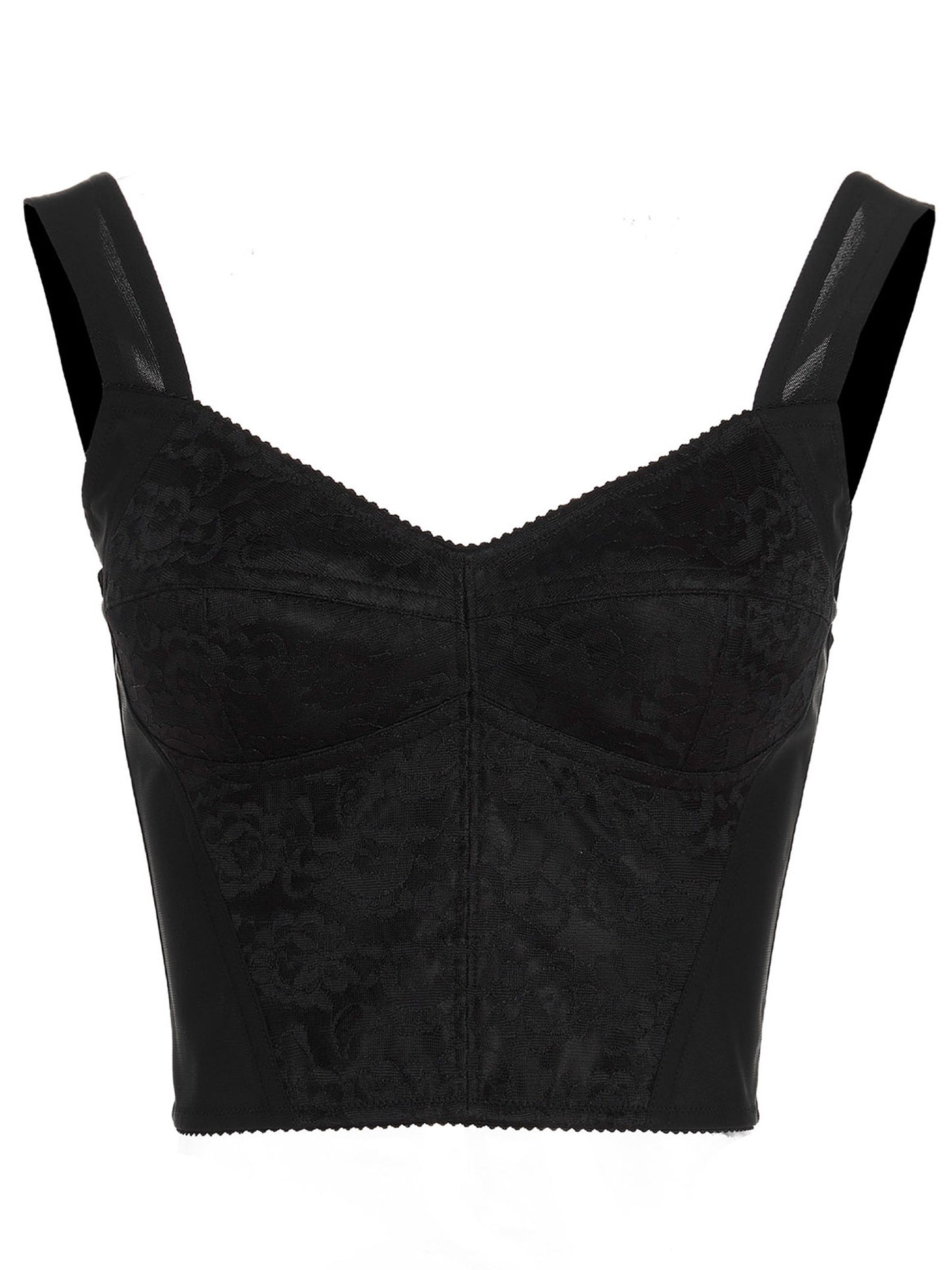 Dolce & Gabbana Black Polyamide Tank Top