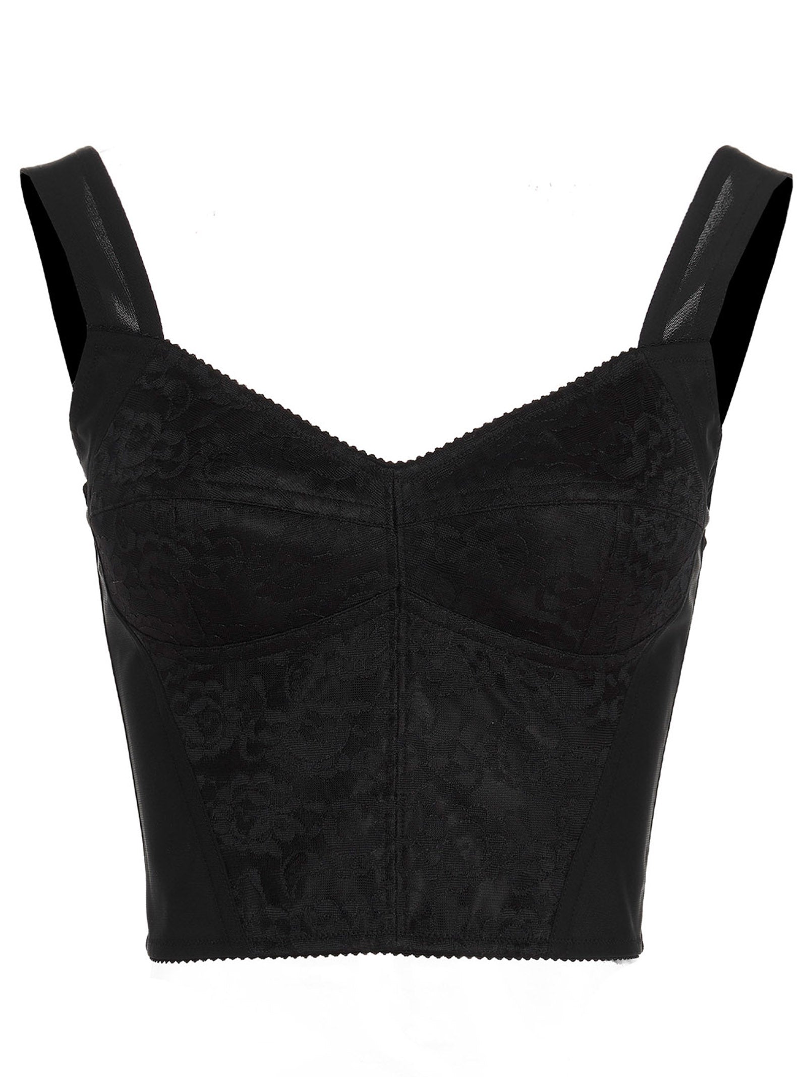 Dolce & Gabbana Black Polyamide Tank Top