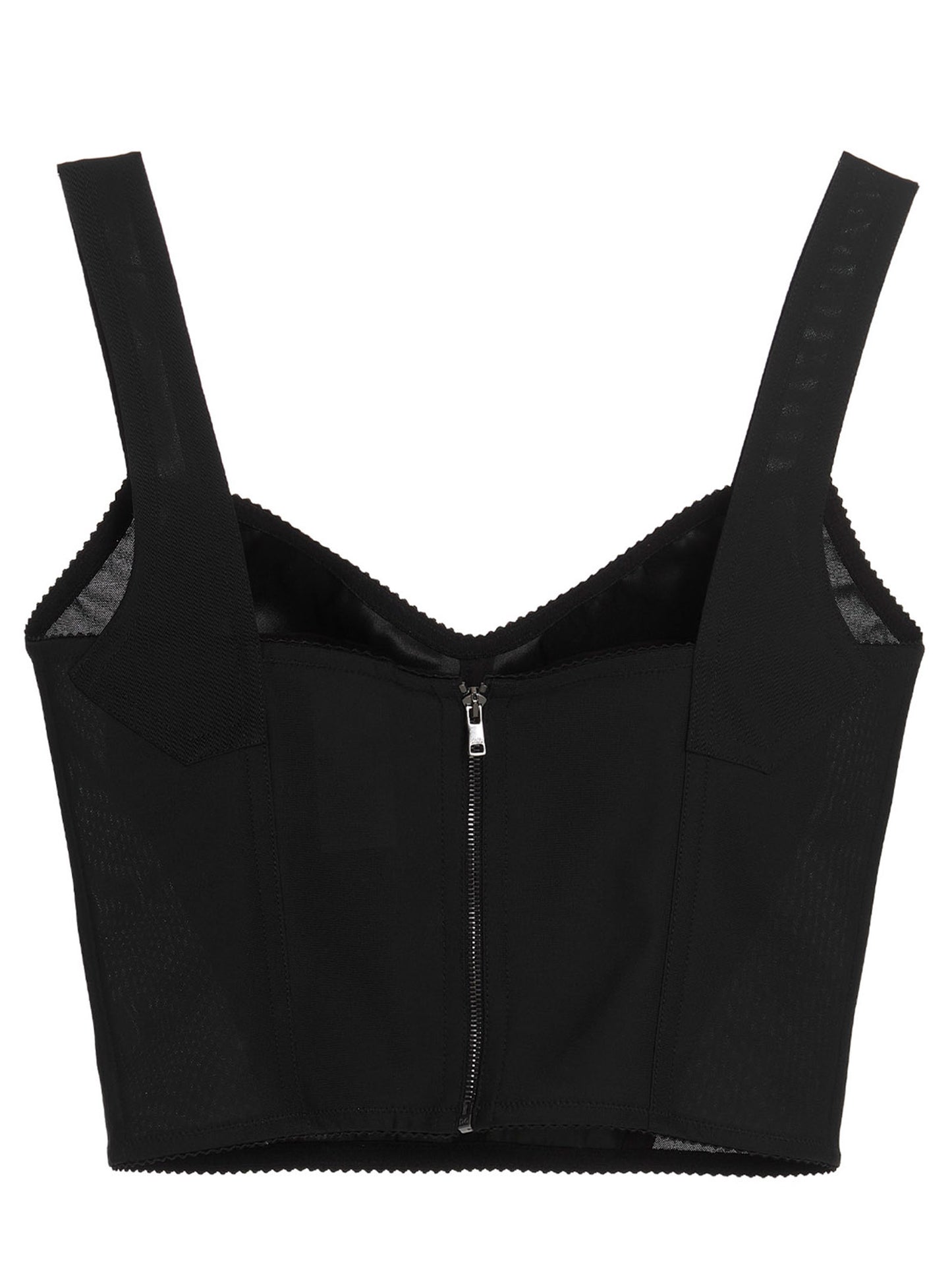 Dolce & Gabbana Black Polyamide Tank Top
