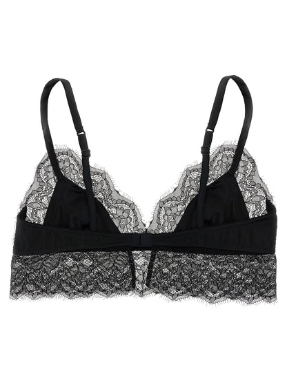 Dolce & Gabbana Black Silk Bra