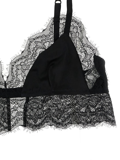 Dolce & Gabbana Black Silk Bra