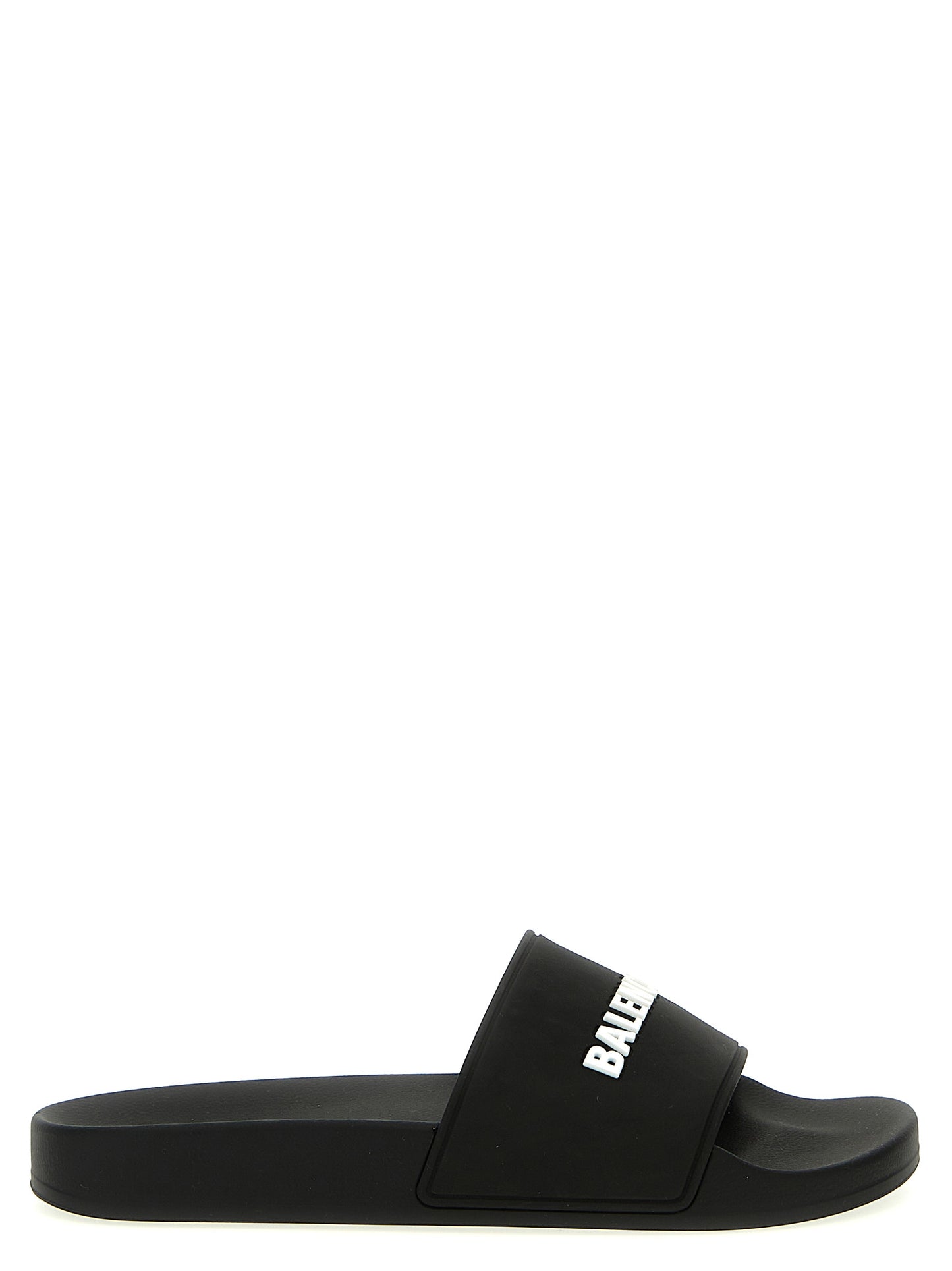 Balenciaga Bicolor Plastic Slides - White/Black, EU40/US10