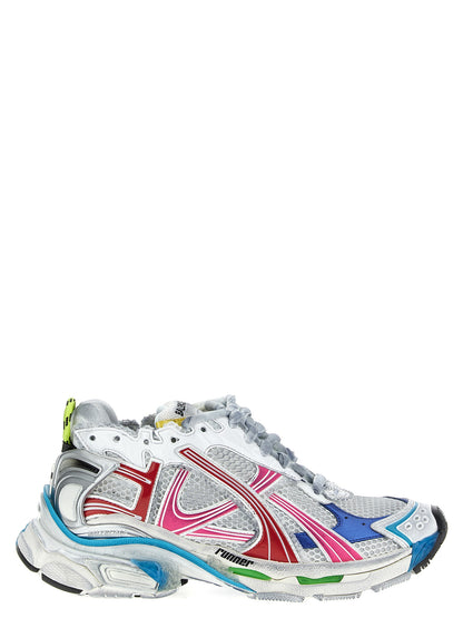 Balenciaga Multicolor Polyester Runner Sneakers
