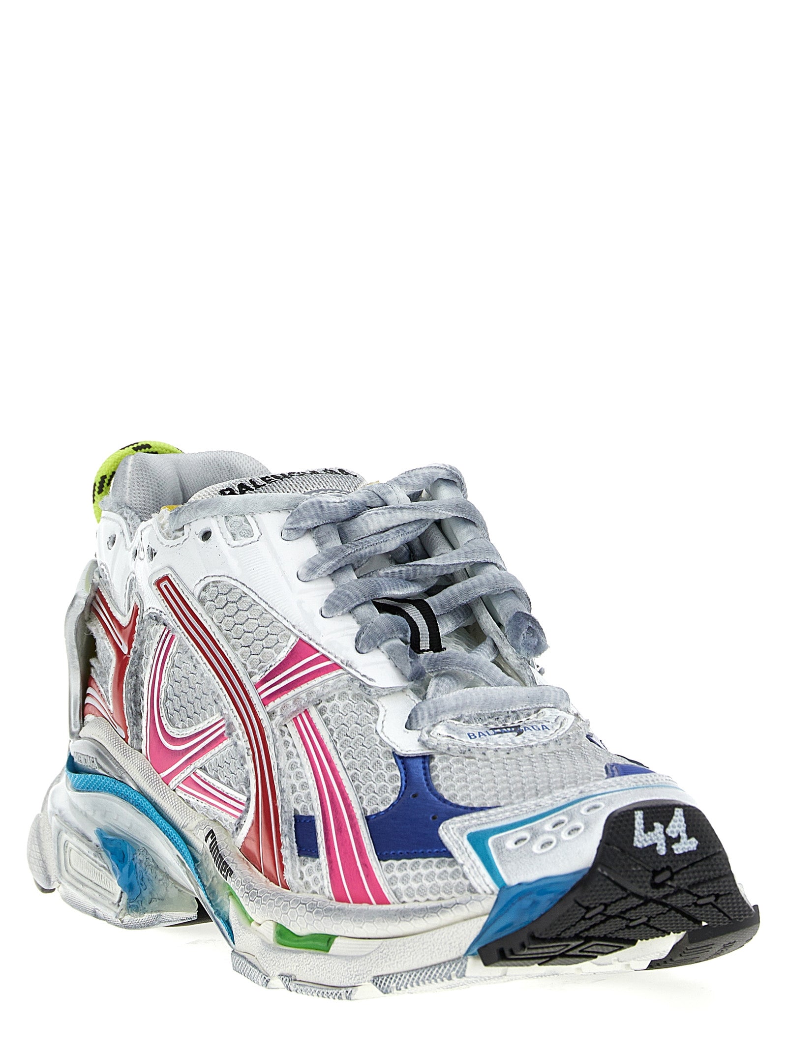 Balenciaga Multicolor Polyester Runner Sneakers