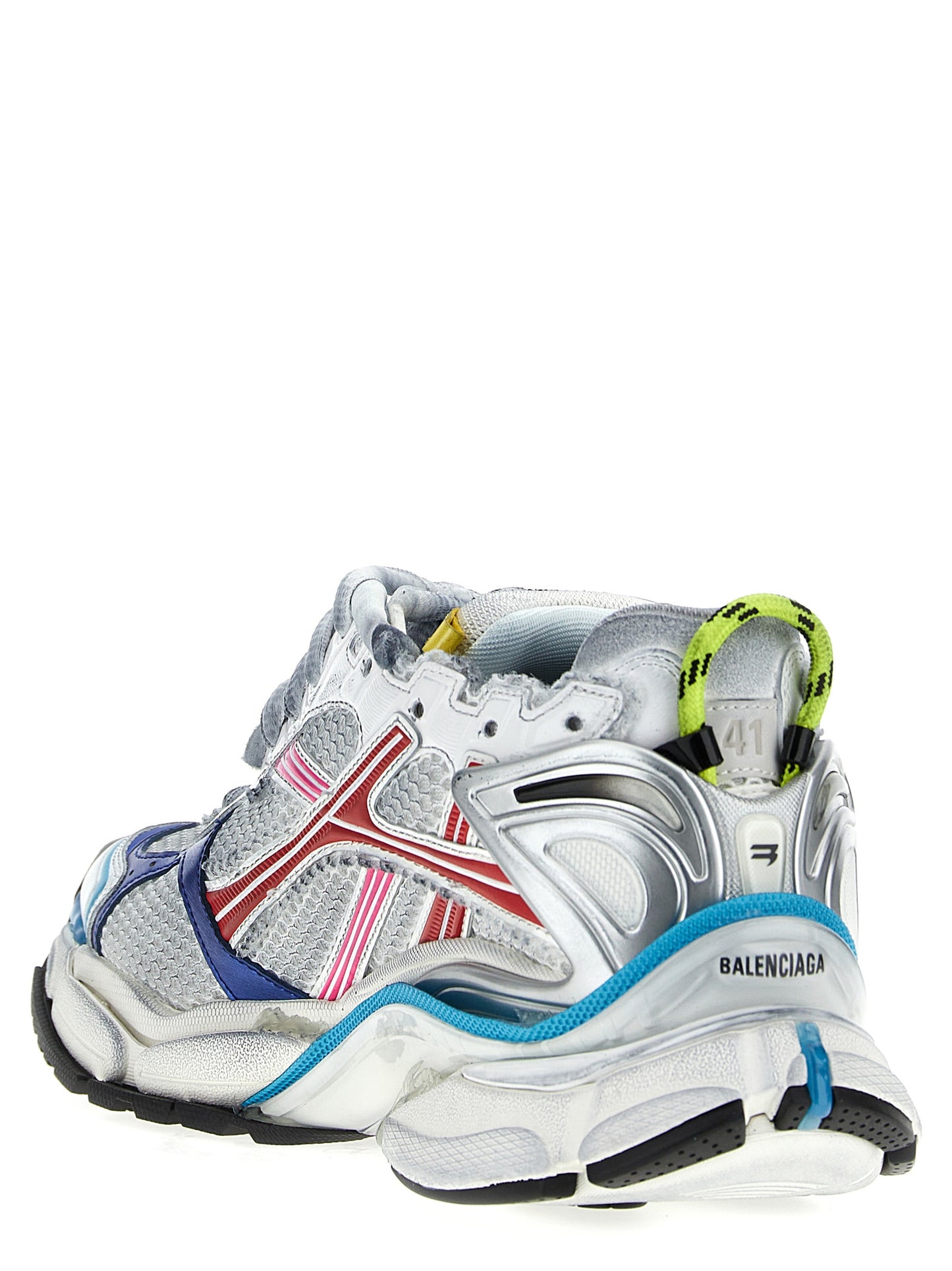 Balenciaga Multicolor Polyester Runner Sneakers
