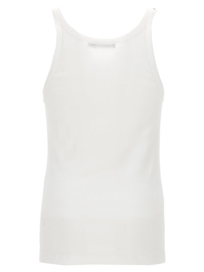 Dolce & Gabbana White Cotton Tank Top for Men - IT50 | L